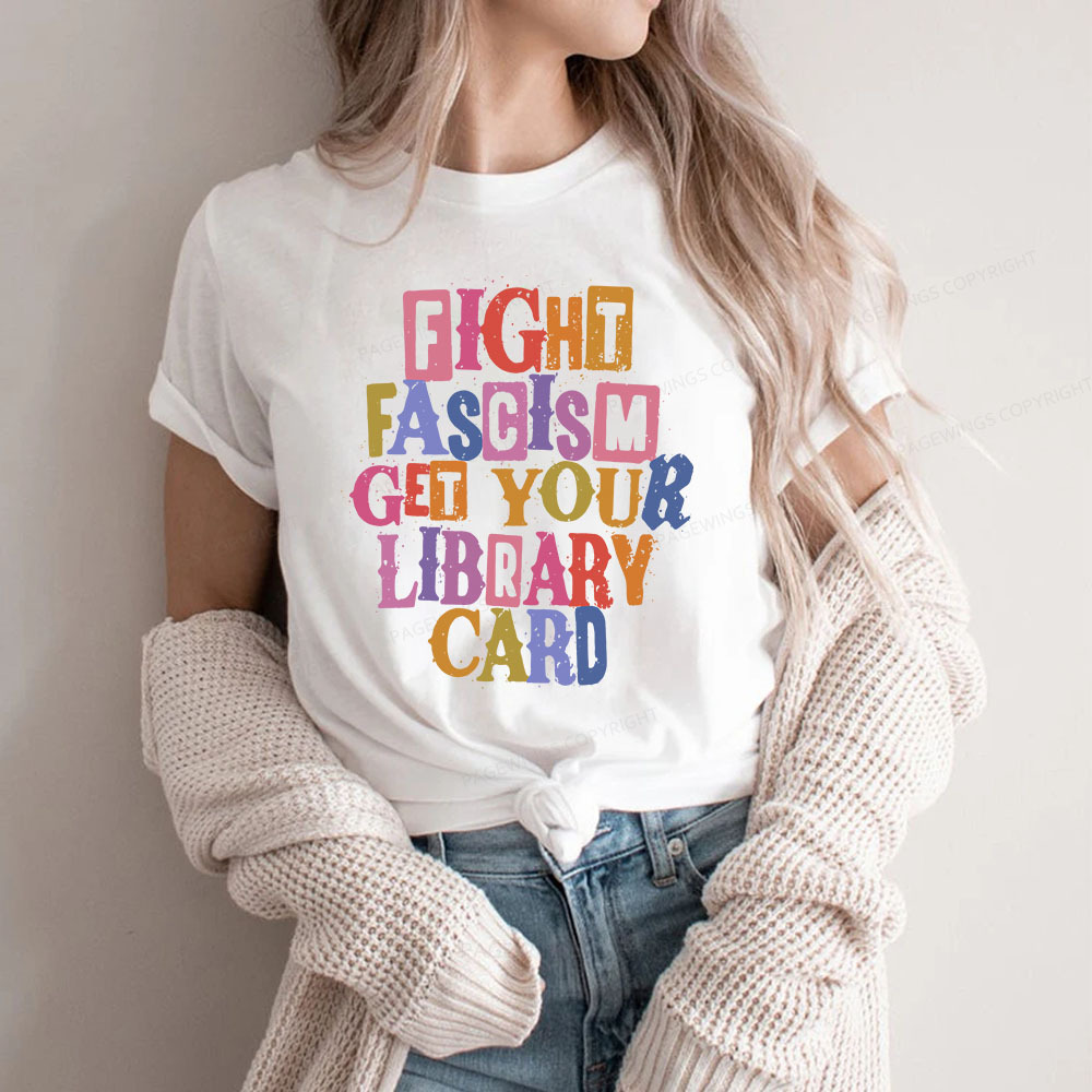 Pagewings Get Your Library Card Unisex Classic T-shirt