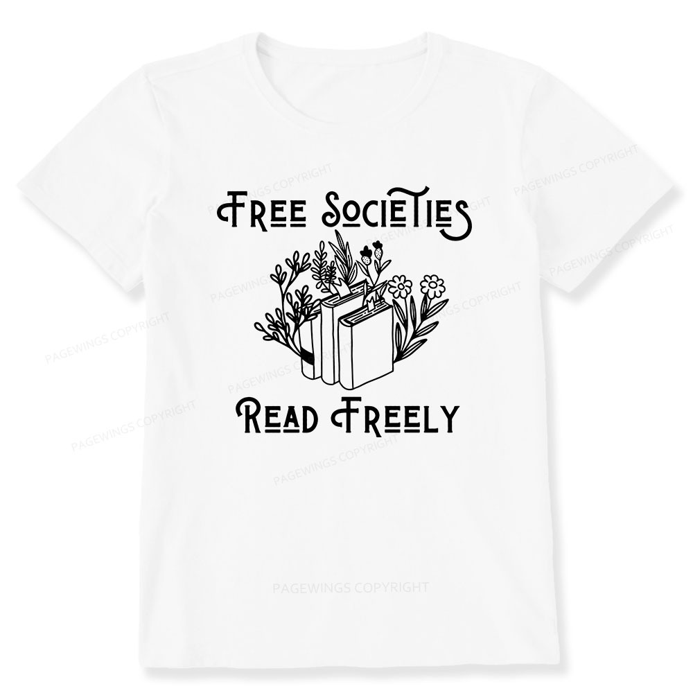 Pagewings Free Societies Read Freely Shirt Unisex Classic T-shirt