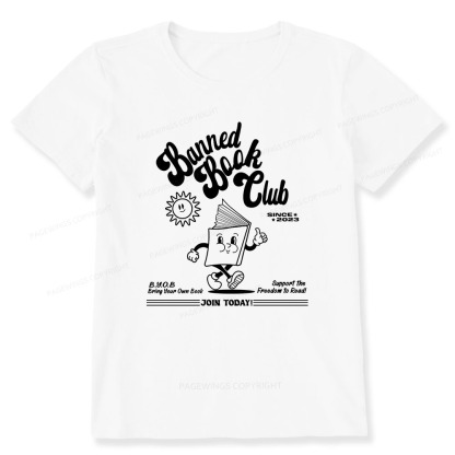 Pagewings Read Banned Books Unisex Classic T-shirt