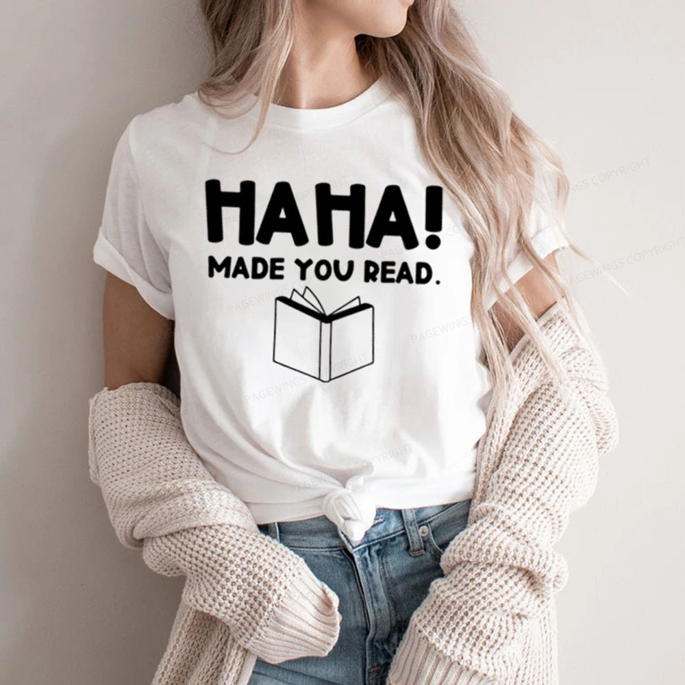 Pagewings Made You Read Unisex Classic T-shirt