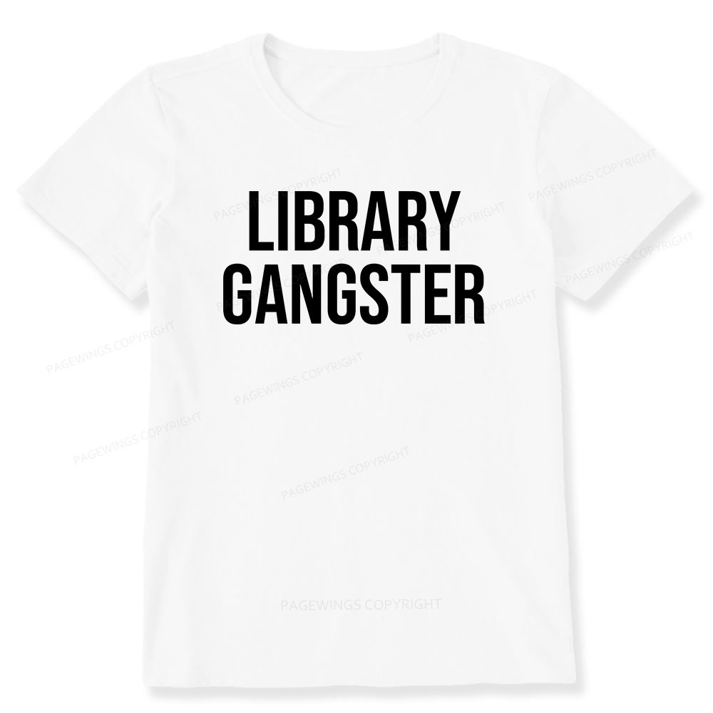 Pagewings Library Gangster Unisex Classic T-shirt