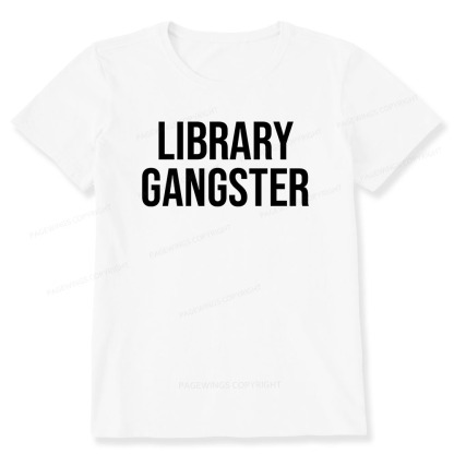 Pagewings Library Gangster Unisex Classic T-shirt