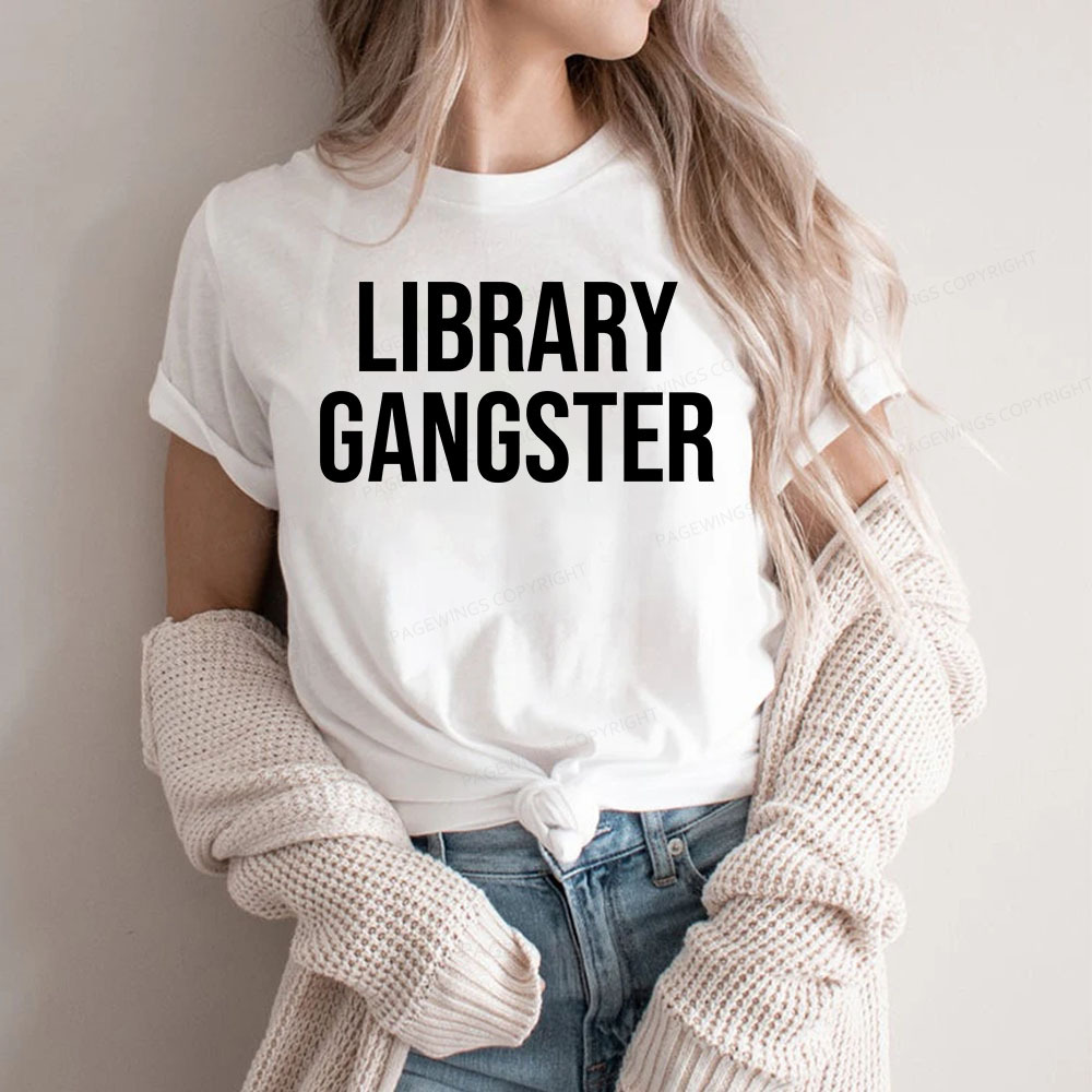 Pagewings Library Gangster Unisex Classic T-shirt
