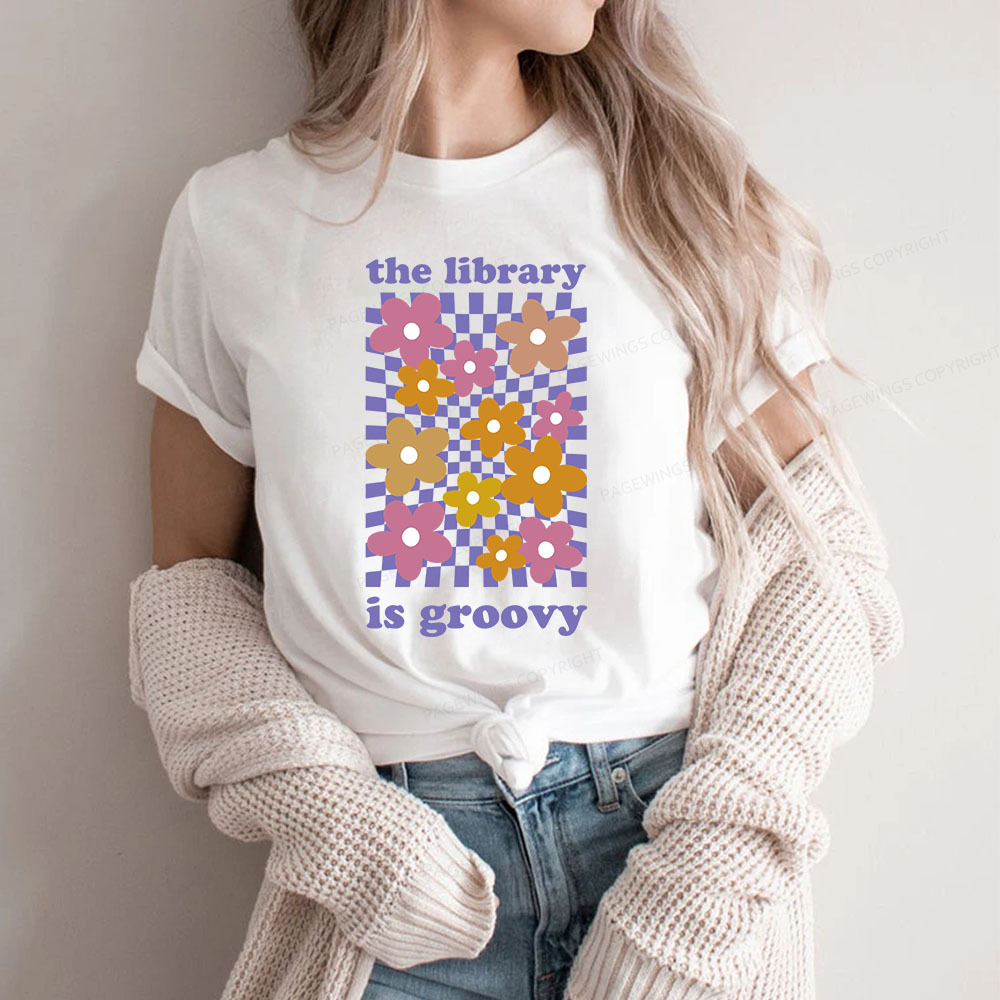 Pagewings The Library is Groovy Unisex Classic T-shirt