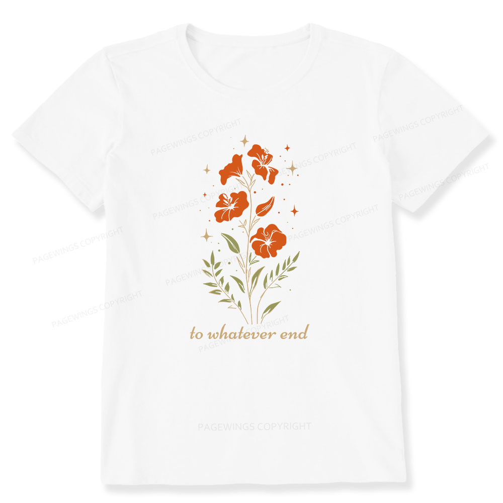 Pagewings Throne of Glass To Whatever End Unisex Classic T-shirt