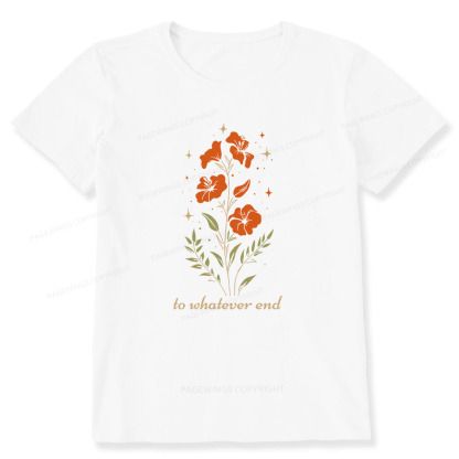 Pagewings Throne of Glass To Whatever End Unisex Classic T-shirt