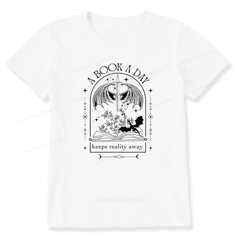 Pagewings A Book a Day Dragon Unisex Classic T-shirt