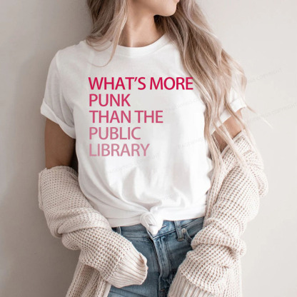 Pagewings What's More Punk That The Public Library Unisex Classic T-shirt