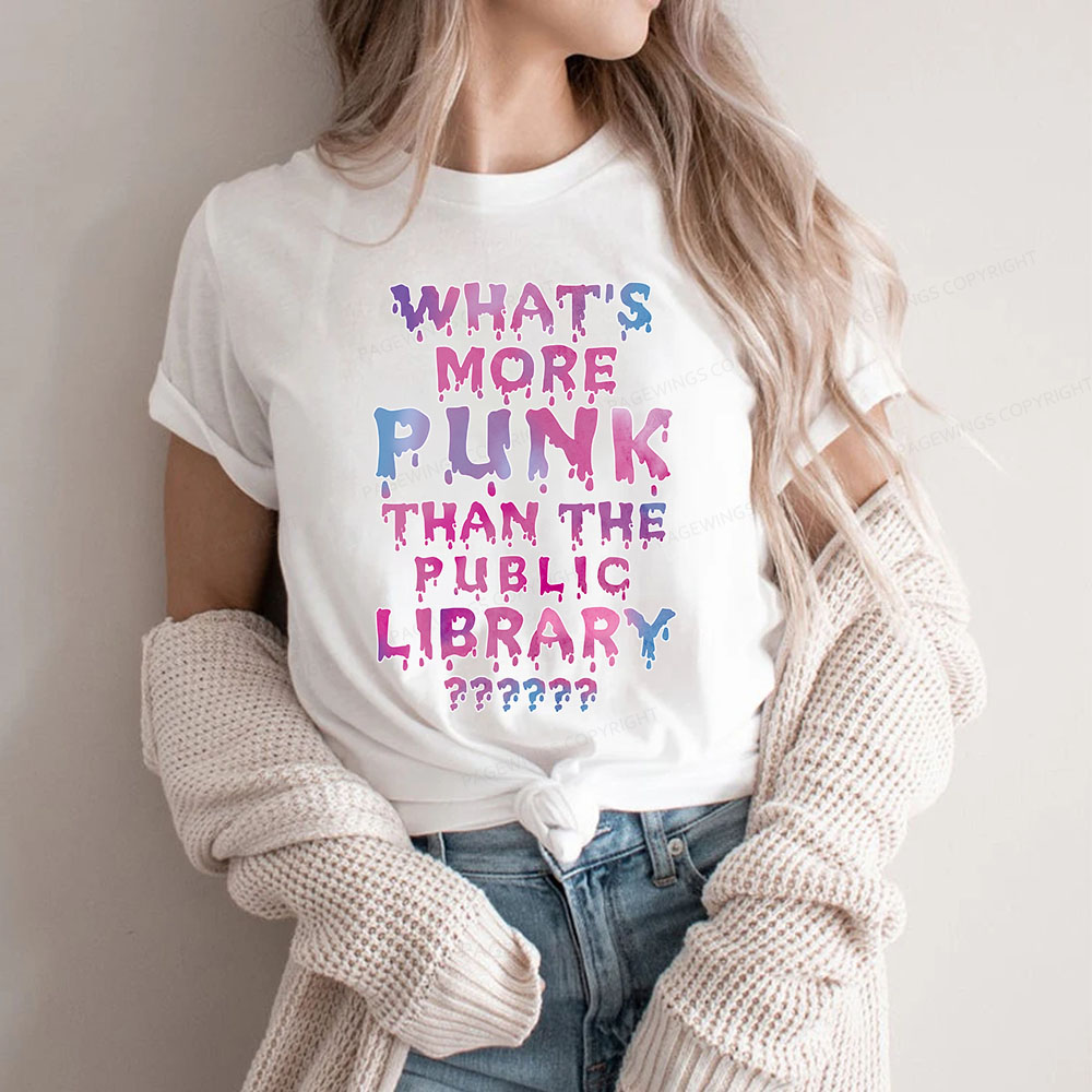 Pagewings What's More Punk That The Public Library Unisex Classic T-shirt