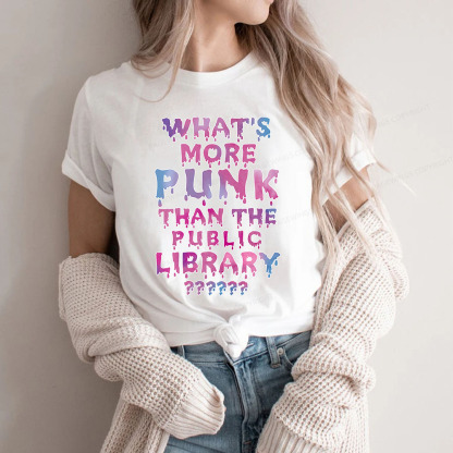 Pagewings What's More Punk That The Public Library Unisex Classic T-shirt