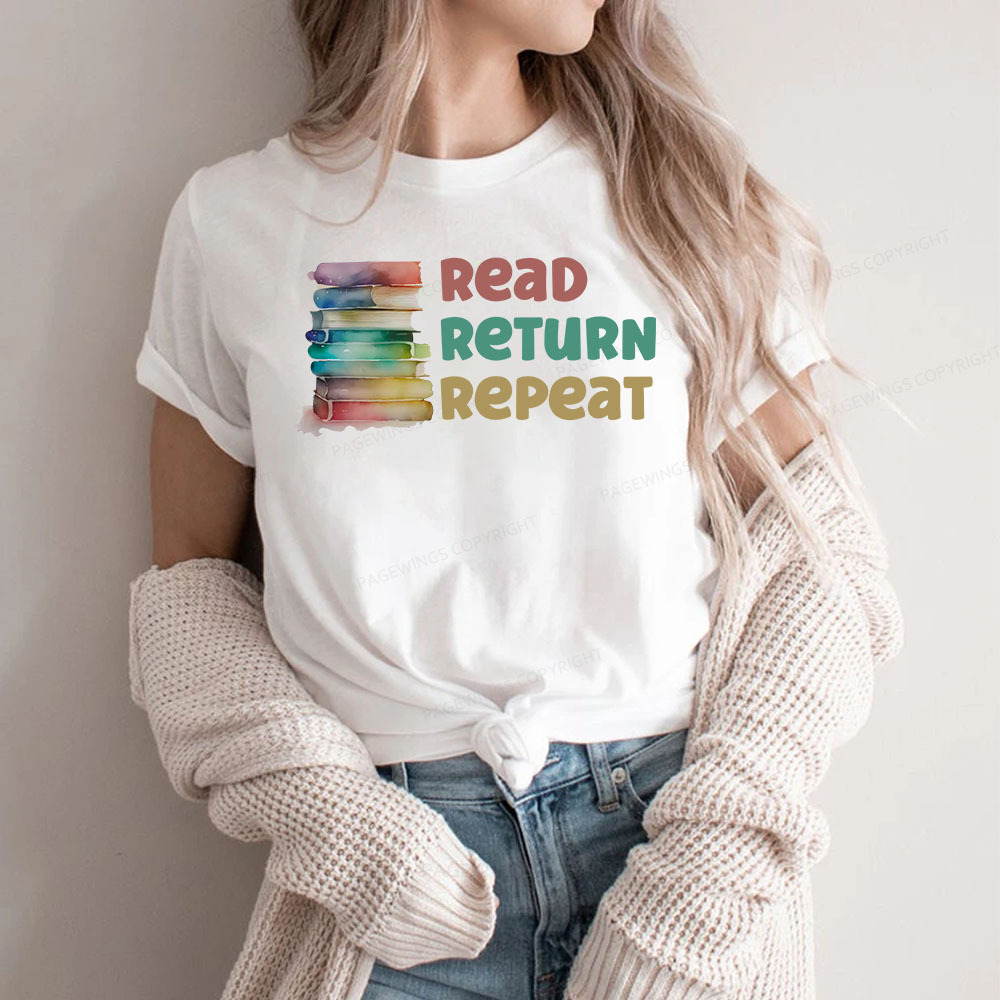 Pagewings Read Return Repeat Unisex Classic T-shirt