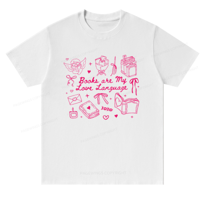 Pagewings Books Are My Love Language Unisex Classic T-shirt