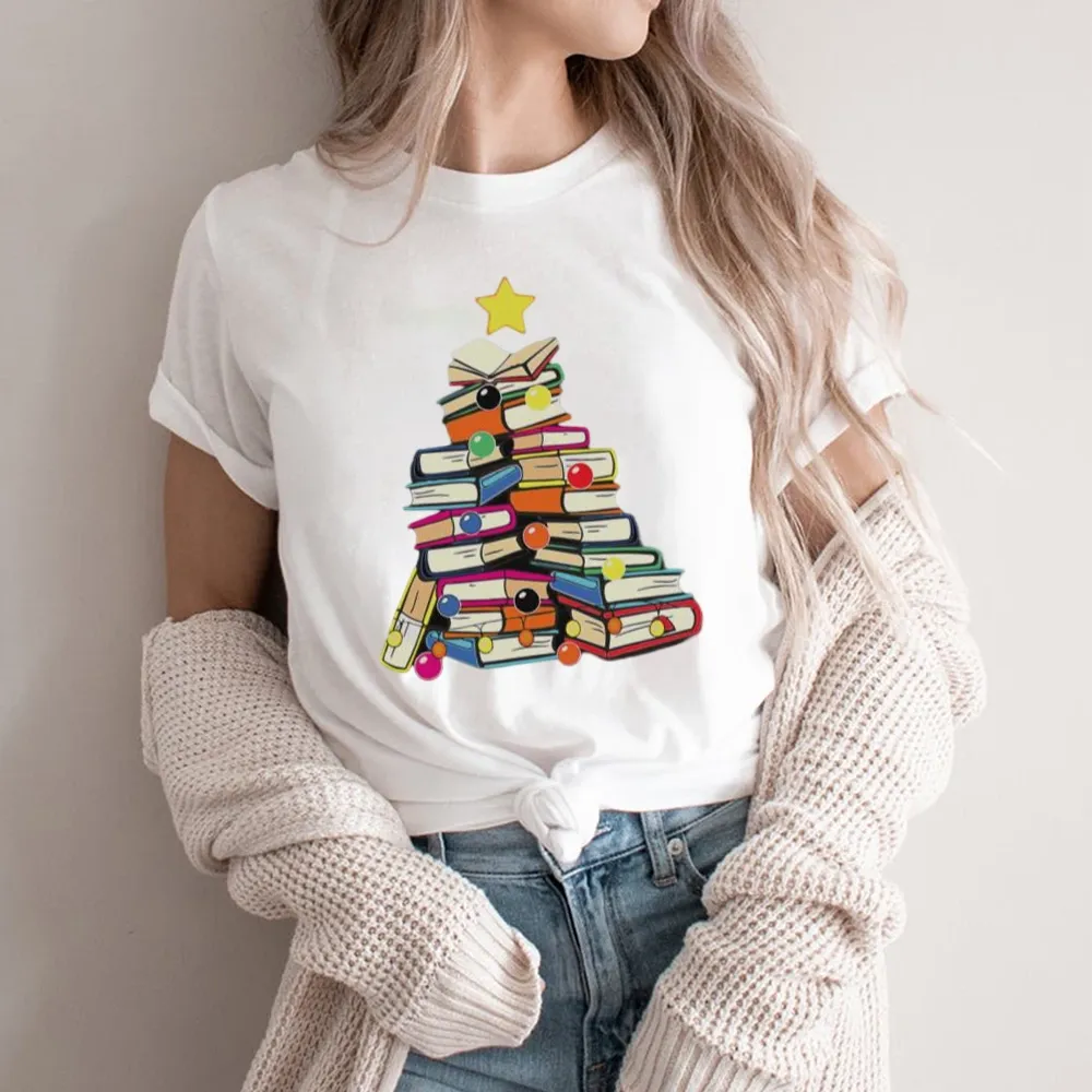 Pagewings Christmas Tree Bookworm Unisex Classic T-shirt