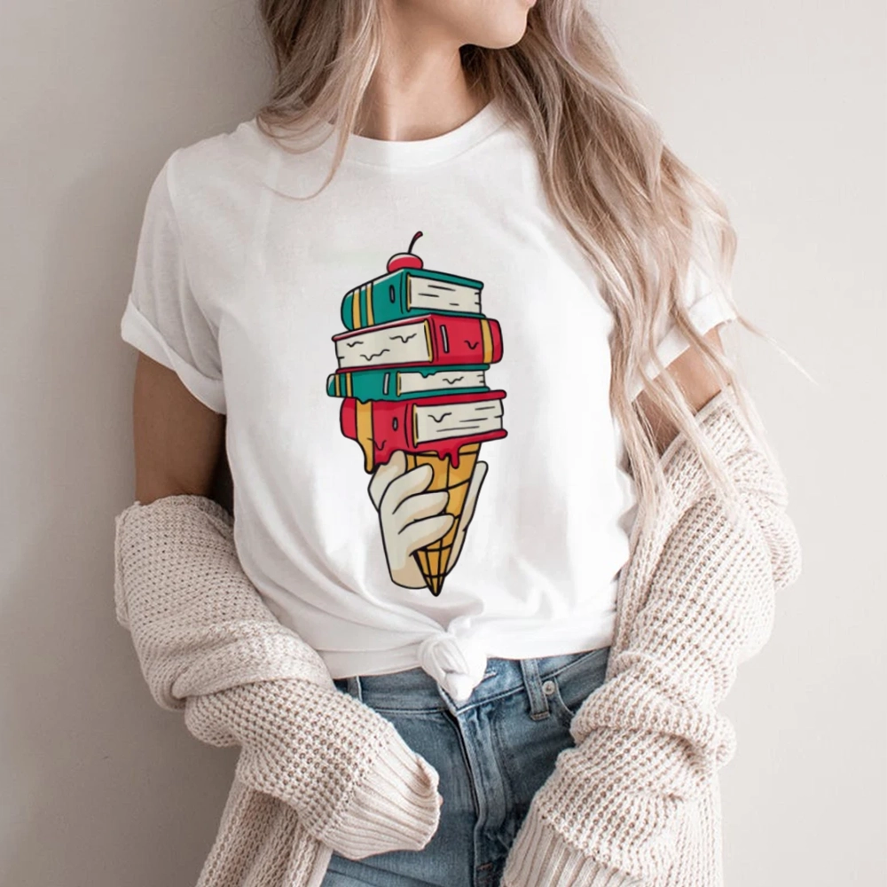Pagewings Book Ice Cream Unisex Classic T-shirt