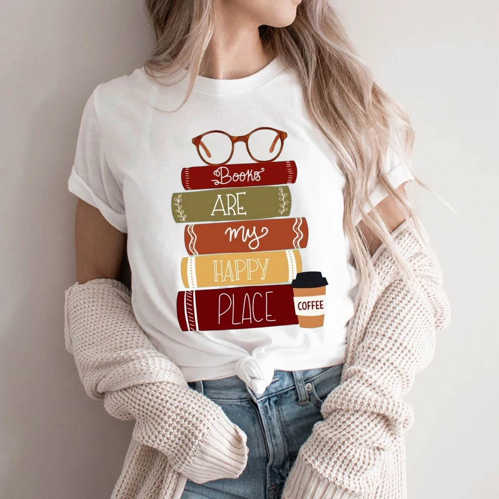 Pagewings Books are My Happy Place Unisex Classic T-shirt