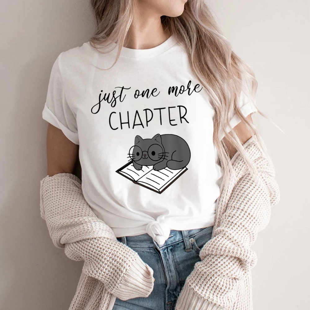 Pagewings Book Worm Reading Cat Unisex Classic T-shirt