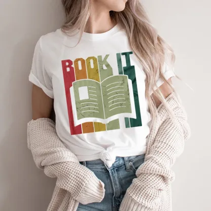 Pagewings Book It Retro 80s Unisex Classic T-shirt