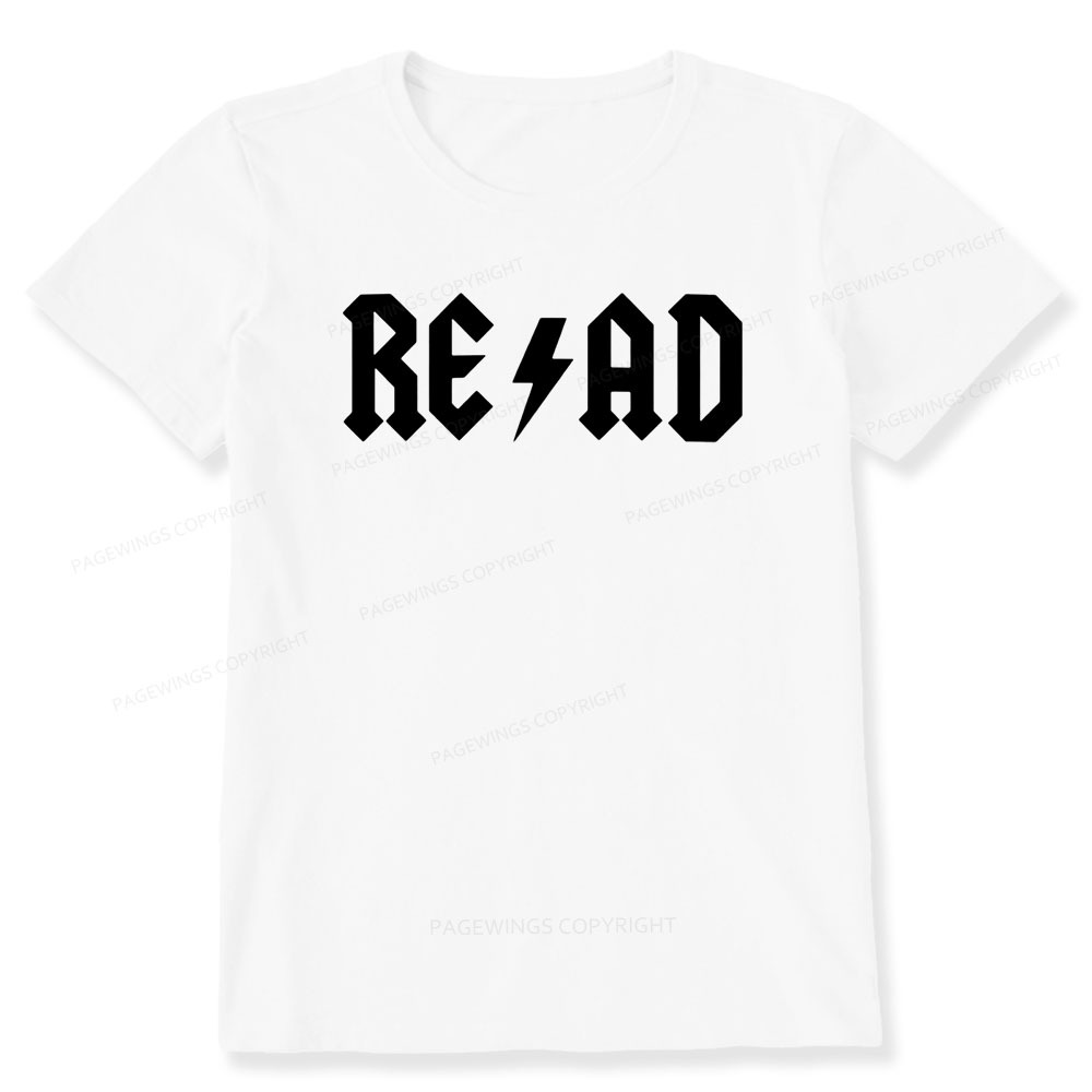 Pagewings Read Back In The Library "rock And Roll Unisex Classic T-shirt