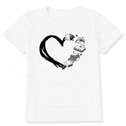 Pagewings Love of Books Unisex Classic T-shirt