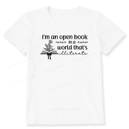 Pagewings An Open Book in a World Unisex Classic T-shirt