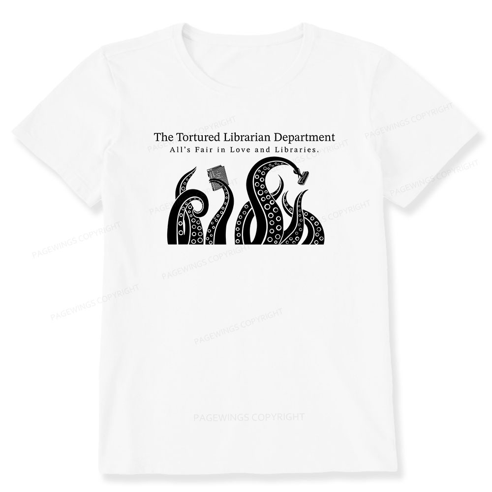 Pagewings The Tortured Librarian Department Unisex Classic T-shirt