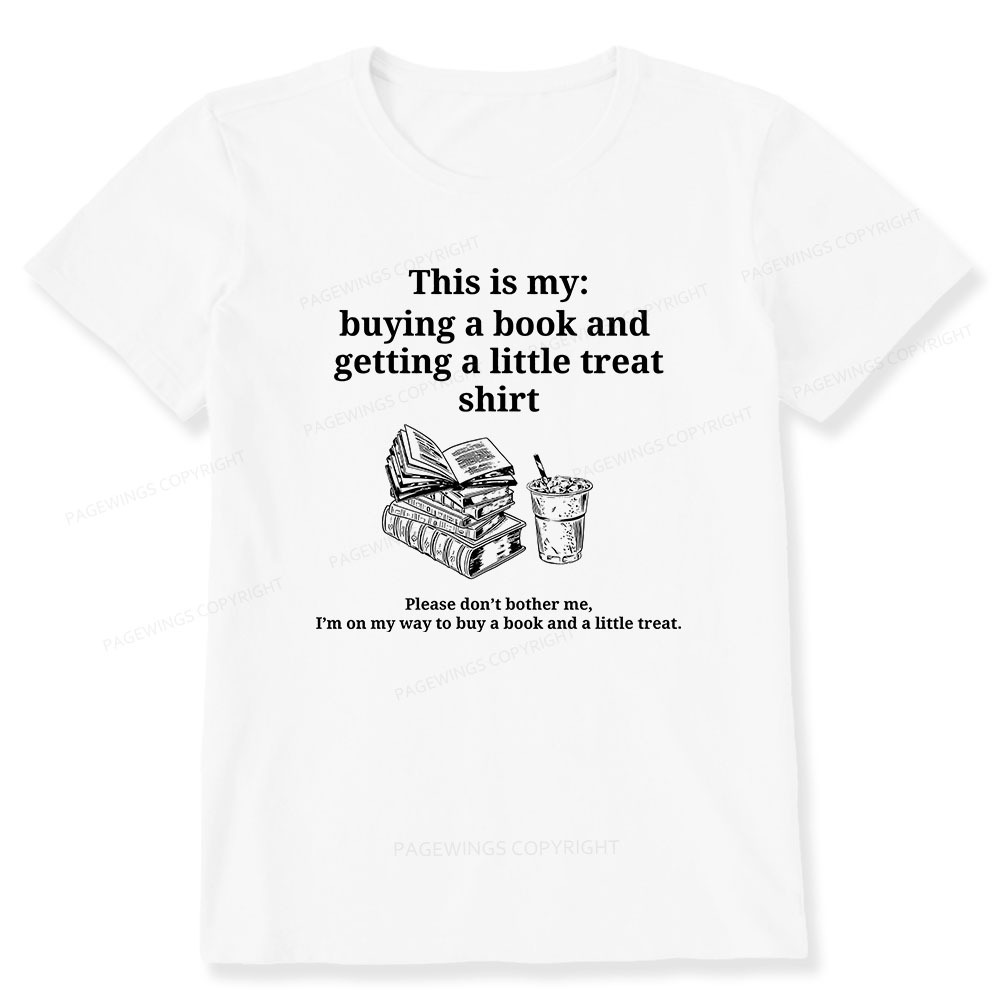 Pagewings Buying A Book And Getting A Little Treat Unisex Classic T-shirt