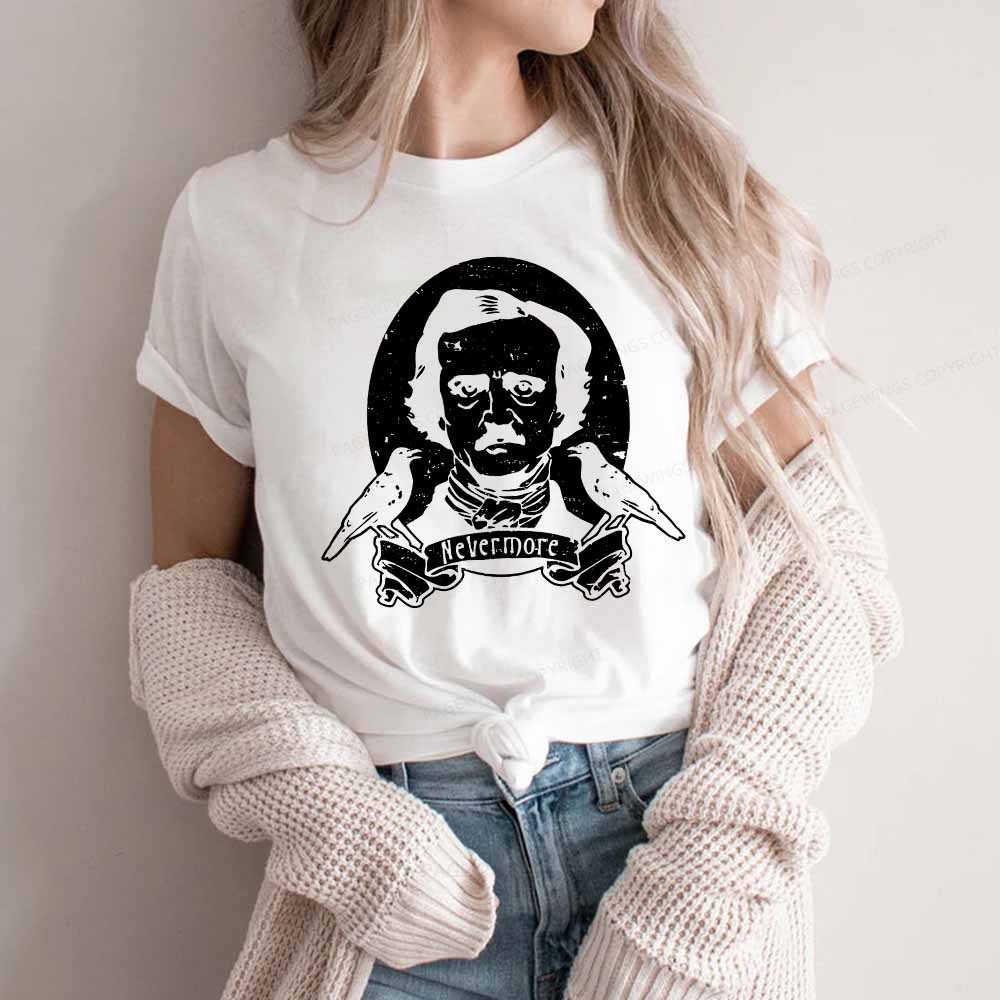 Pagewings Literary Vintage Stephen Allen King HP Lovecraft Book Unisex Classic T-shirt