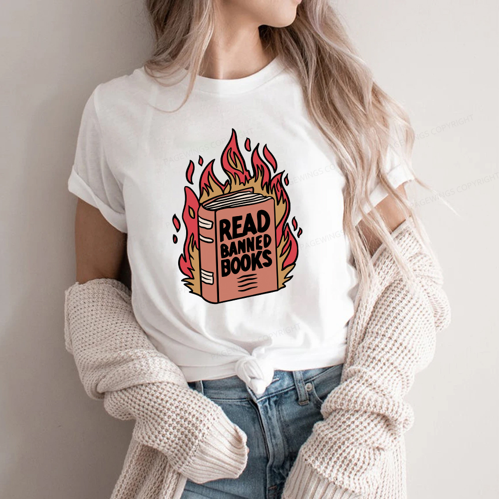 Pagewings Read Banned Books Shirt Unisex Classic T-shirt