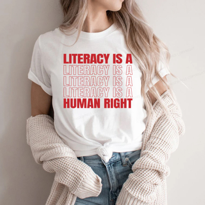 Pagewings Literacy Is A Human Right Unisex Classic T-shirt
