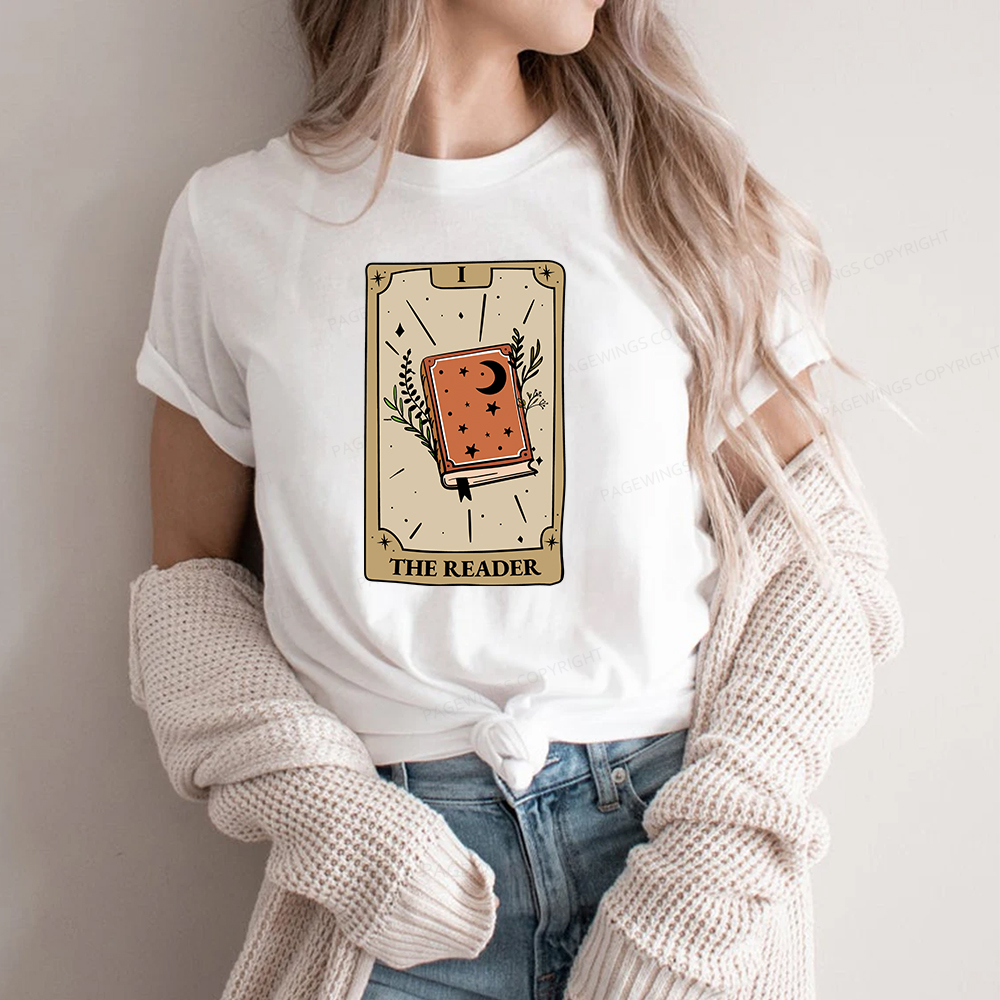 Pagewings The Reader Tarot Card Unisex Classic T-shirt