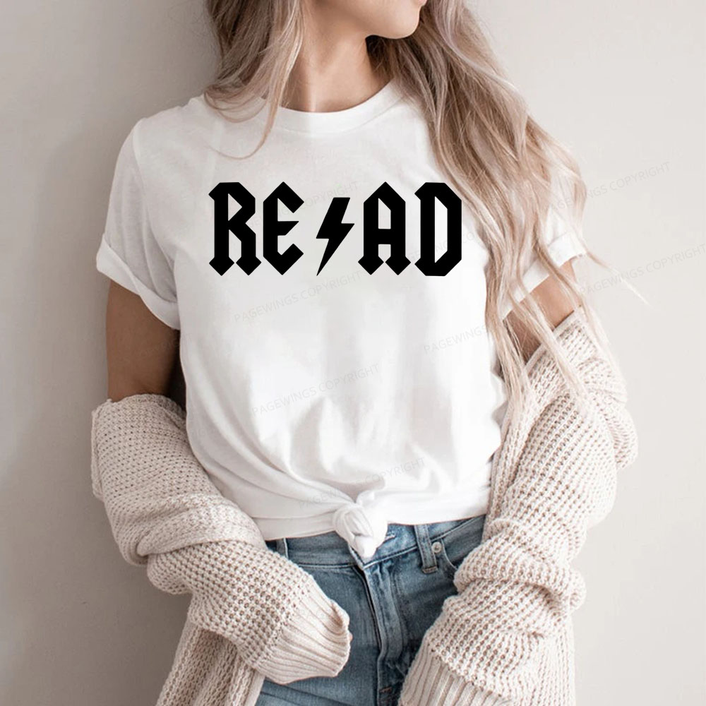 Pagewings Read Back In The Library "rock And Roll Unisex Classic T-shirt