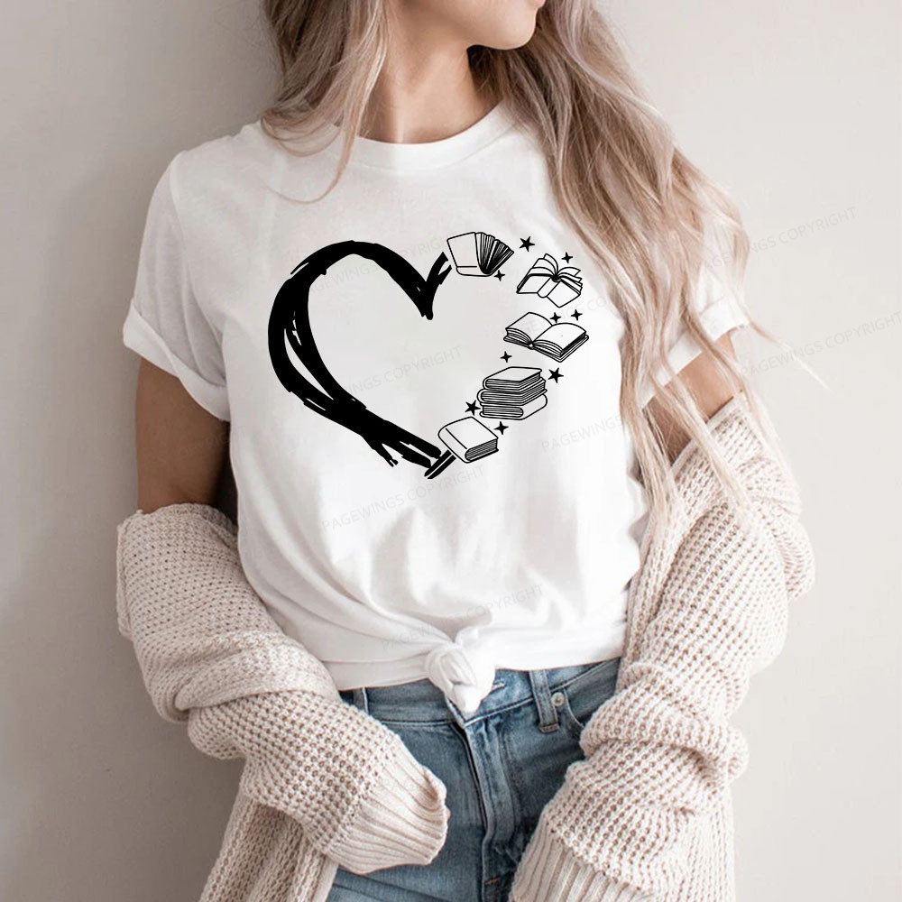 Pagewings Love of Books Unisex Classic T-shirt