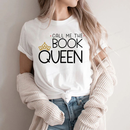 Pagewings Call Me The Book Queen Unisex Classic T-shirt