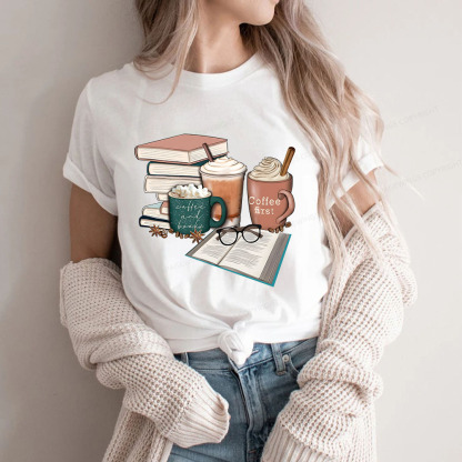 Pagewings Books Lover Coffee Unisex Classic T-shirt