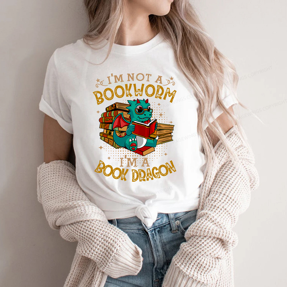 Pagewings Book Dragon T Shirts Unisex Classic T-shirt