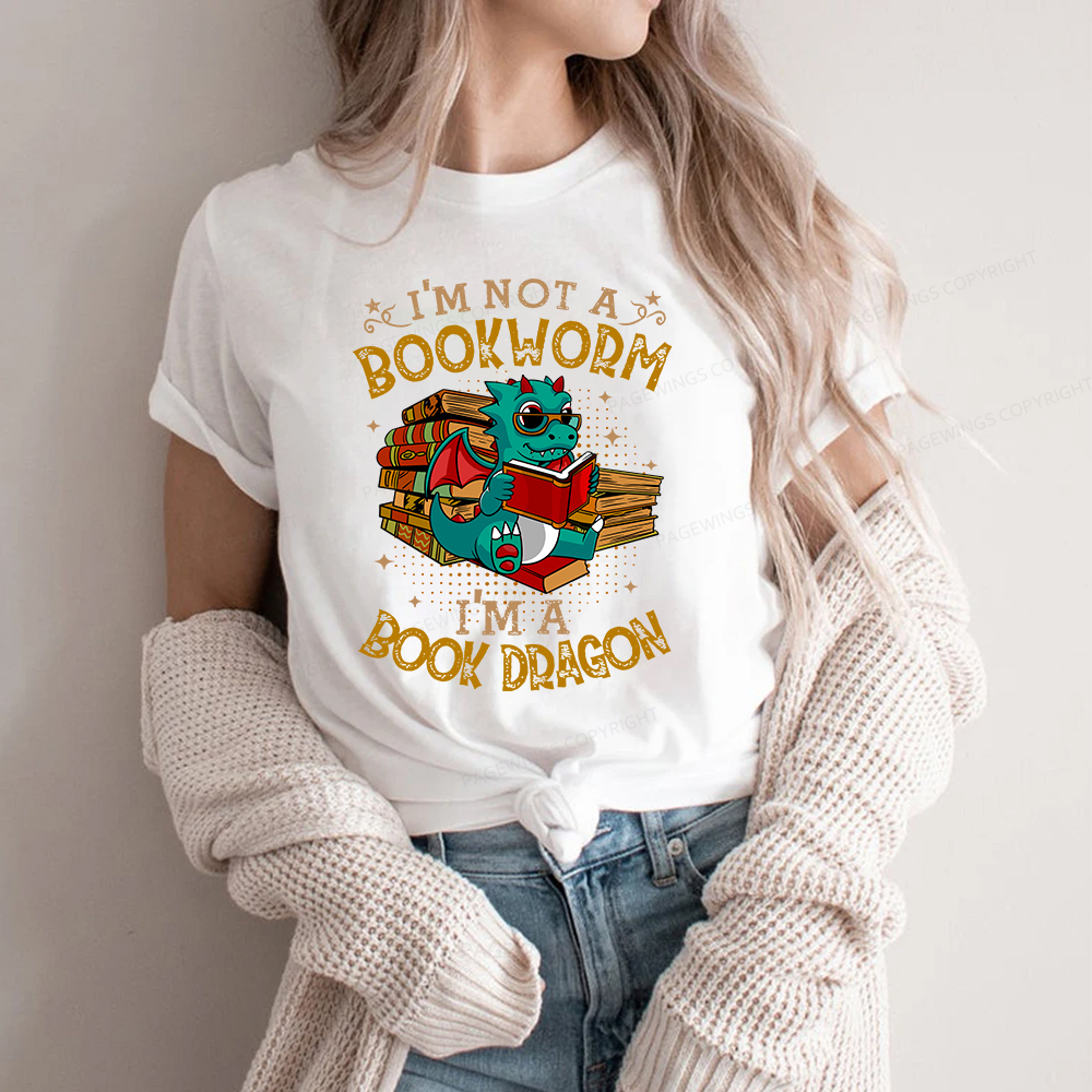 Pagewings Book Dragon T Shirts Unisex Classic T-shirt