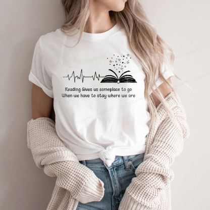 Pagewings Book Lovers Reading Reading Book Unisex Classic T-shirt