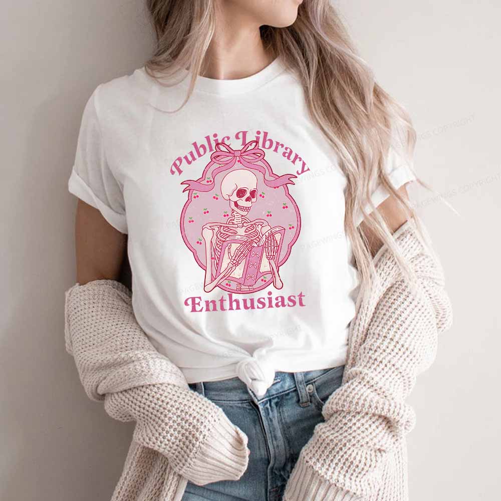 Pagewings Public Library Enthusiast Unisex Classic T-shirt