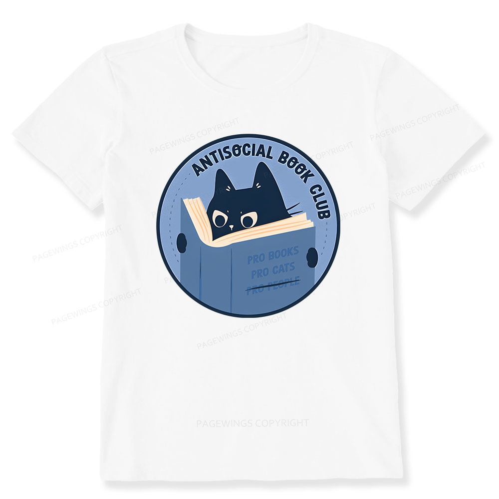 Pagewings Anitisocial Book Club Unisex Classic T-shirt