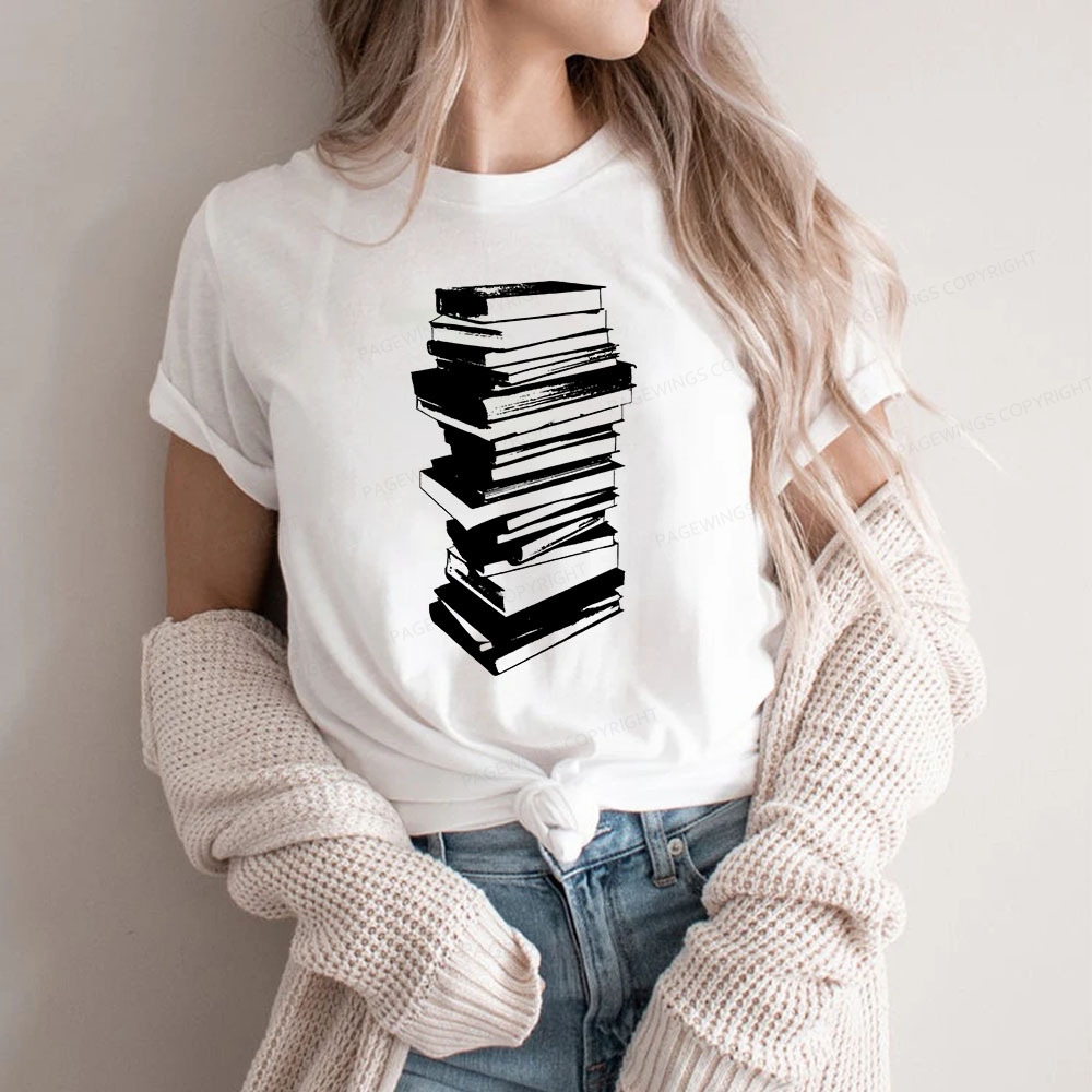 Pagewings Stack of Books Unisex Classic T-shirt