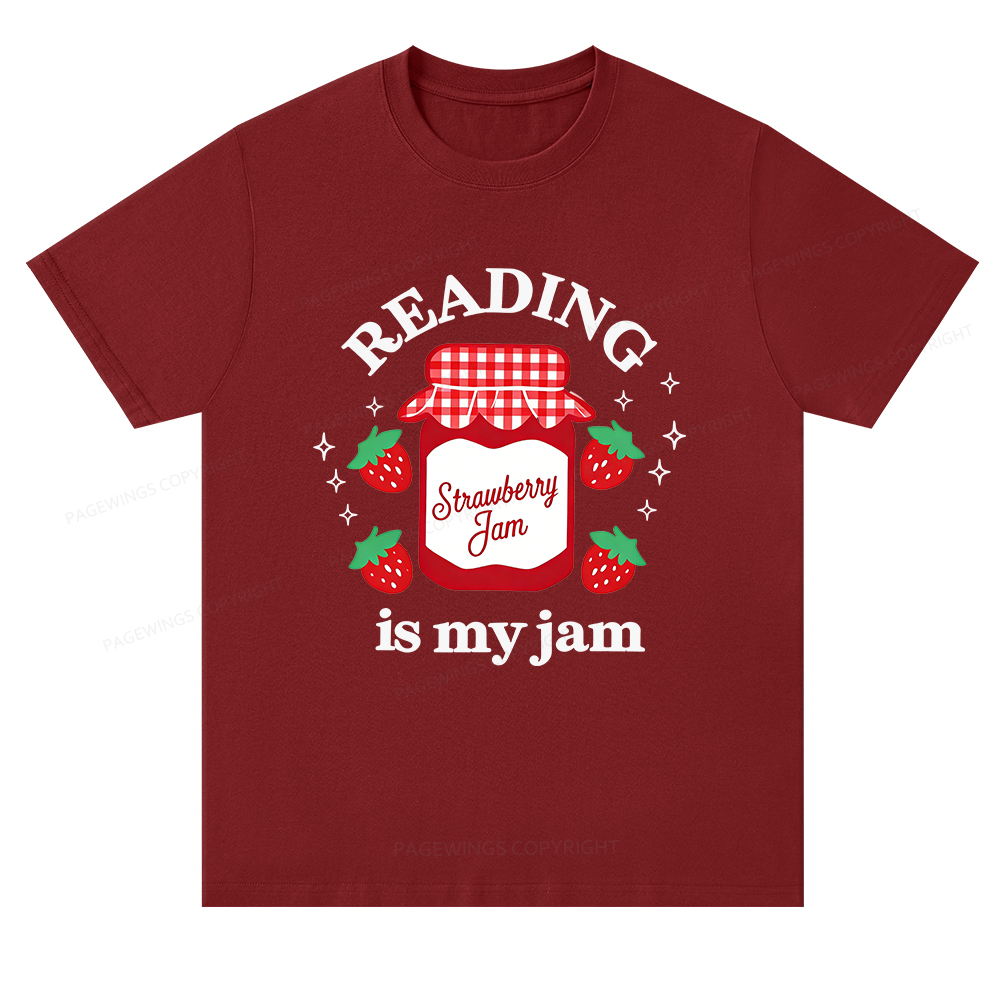 Pagewings Valentines Day Reading is My Jam Unisex Classic T-shirt