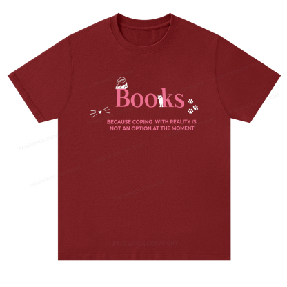 Pagewings Valentines Day Because Reality Is Not An Option Unisex Classic T-shirt