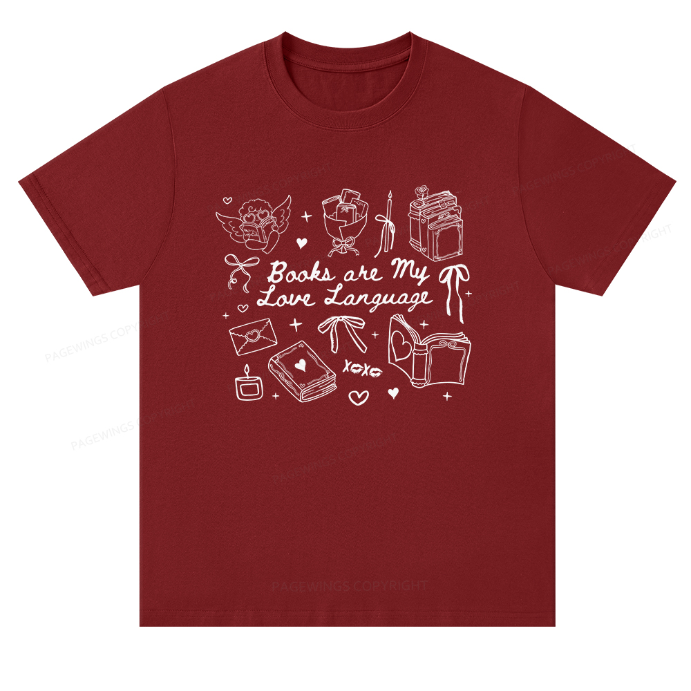 Pagewings Books Are My Love Language Unisex Classic T-shirt