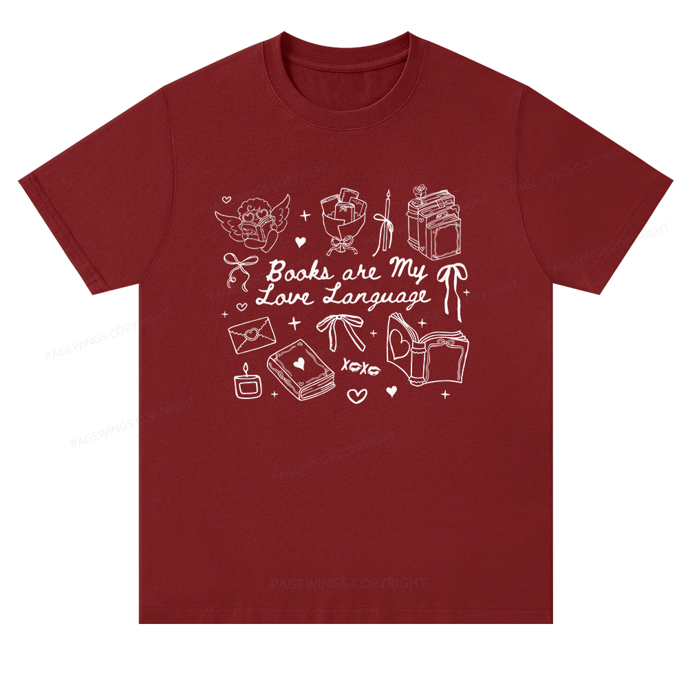 Pagewings Books Are My Love Language Unisex Classic T-shirt
