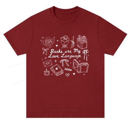 Pagewings Books Are My Love Language Unisex Classic T-shirt