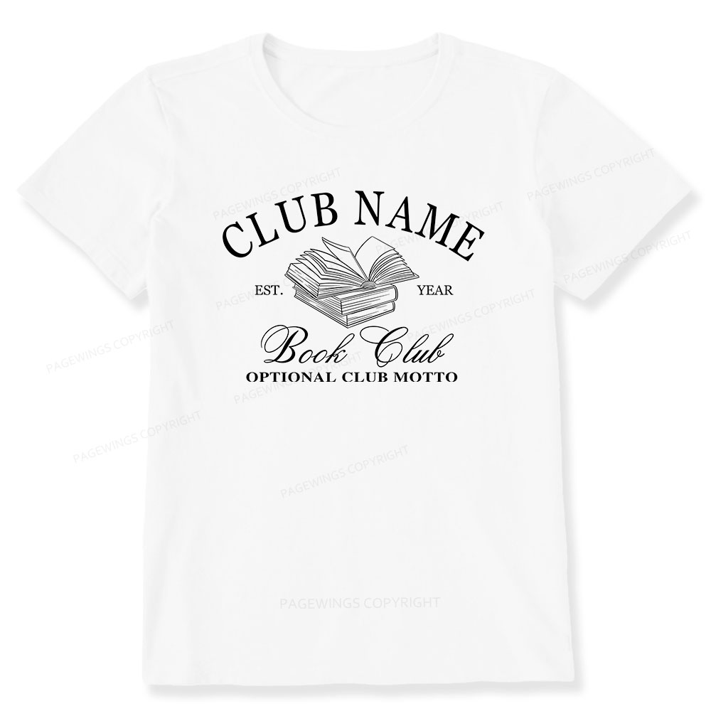 Pagewings Personalized Book Club Unisex Classic T-shirt