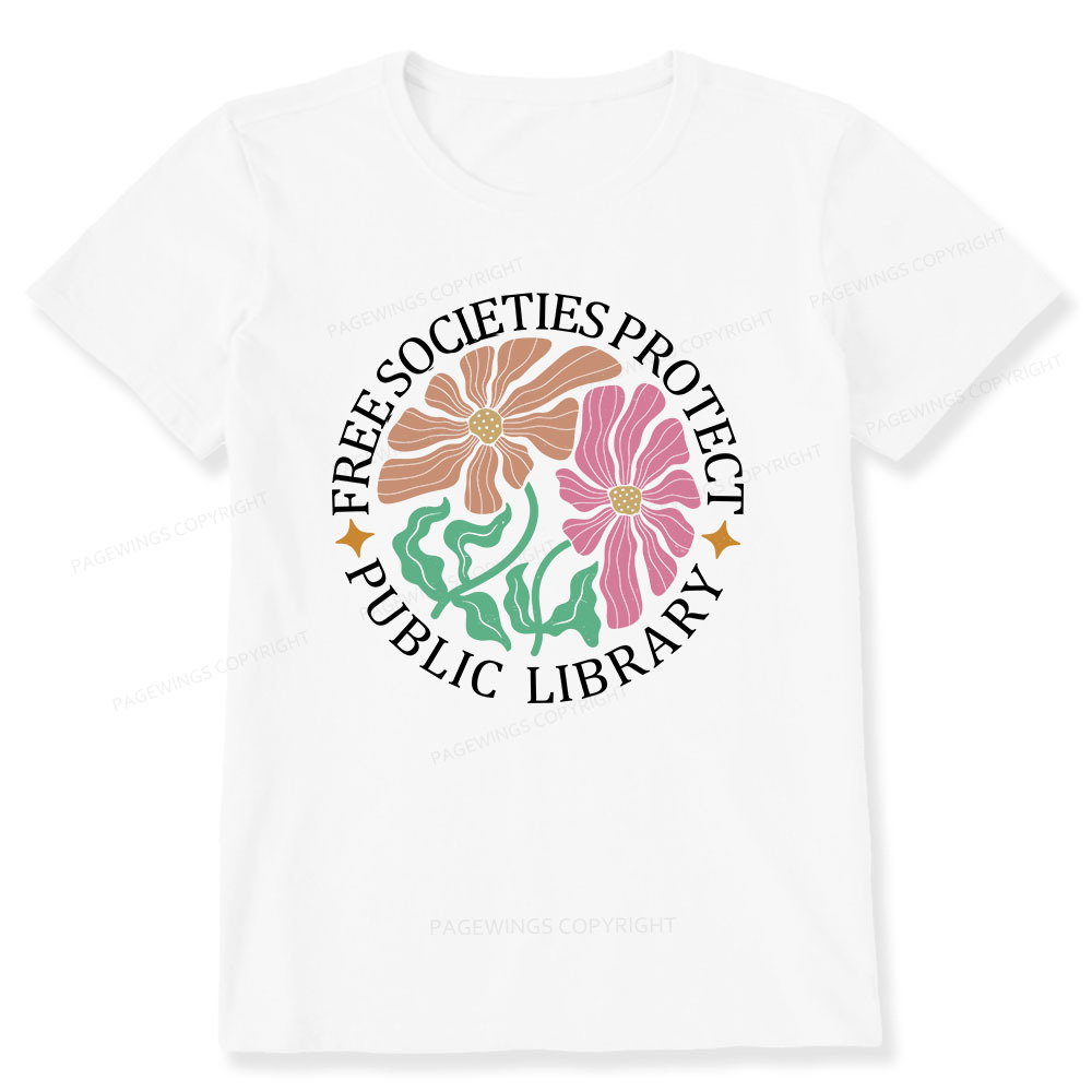 Pagewings Free Societies Protect Public Library Unisex Classic T-shirt