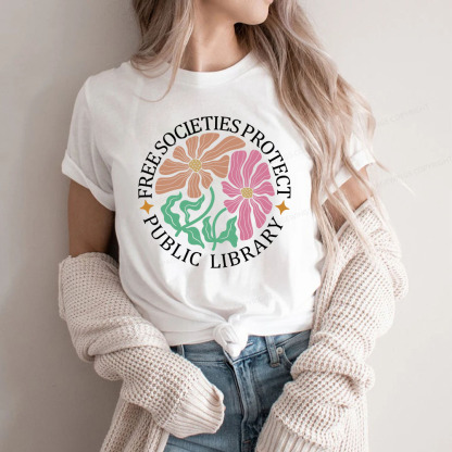 Pagewings Free Societies Protect Public Library Unisex Classic T-shirt