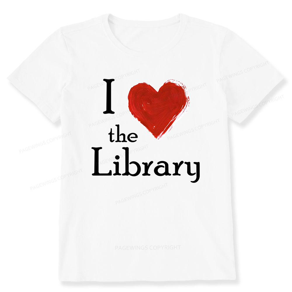 Pagewings I love The Library Unisex Classic T-shirt