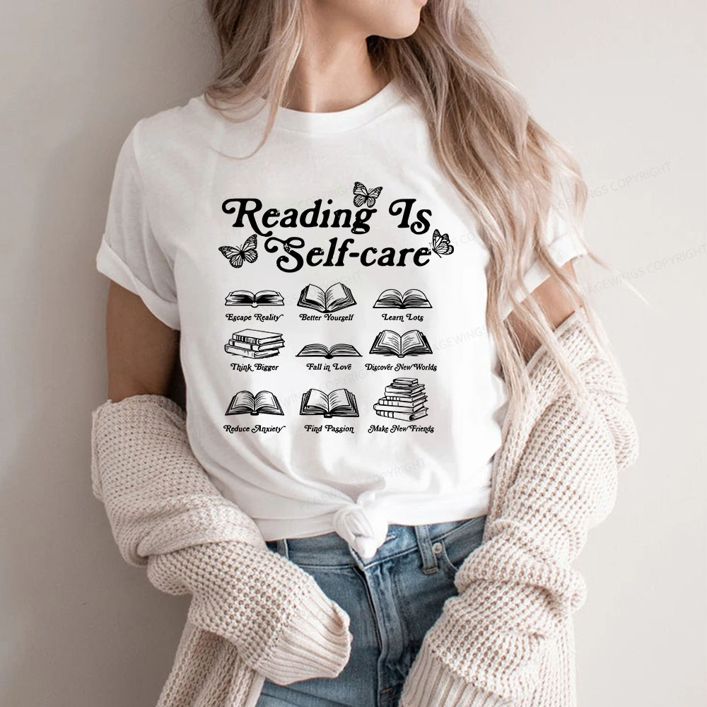 Pagewings Reading Is Self-care Unisex Classic T-shirt